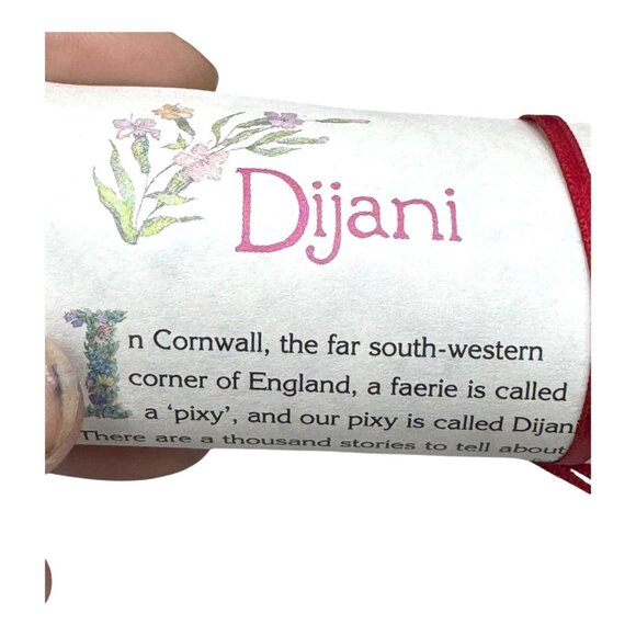 Isle Of Gramarye Dijani Faerie Figurine With Box & Handbook 2001 Harmony Kingdom - Picture 6 of 10